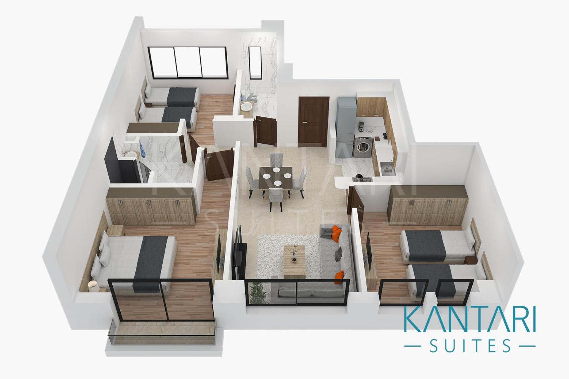 Kantari Suites Beirut Exteriör bild