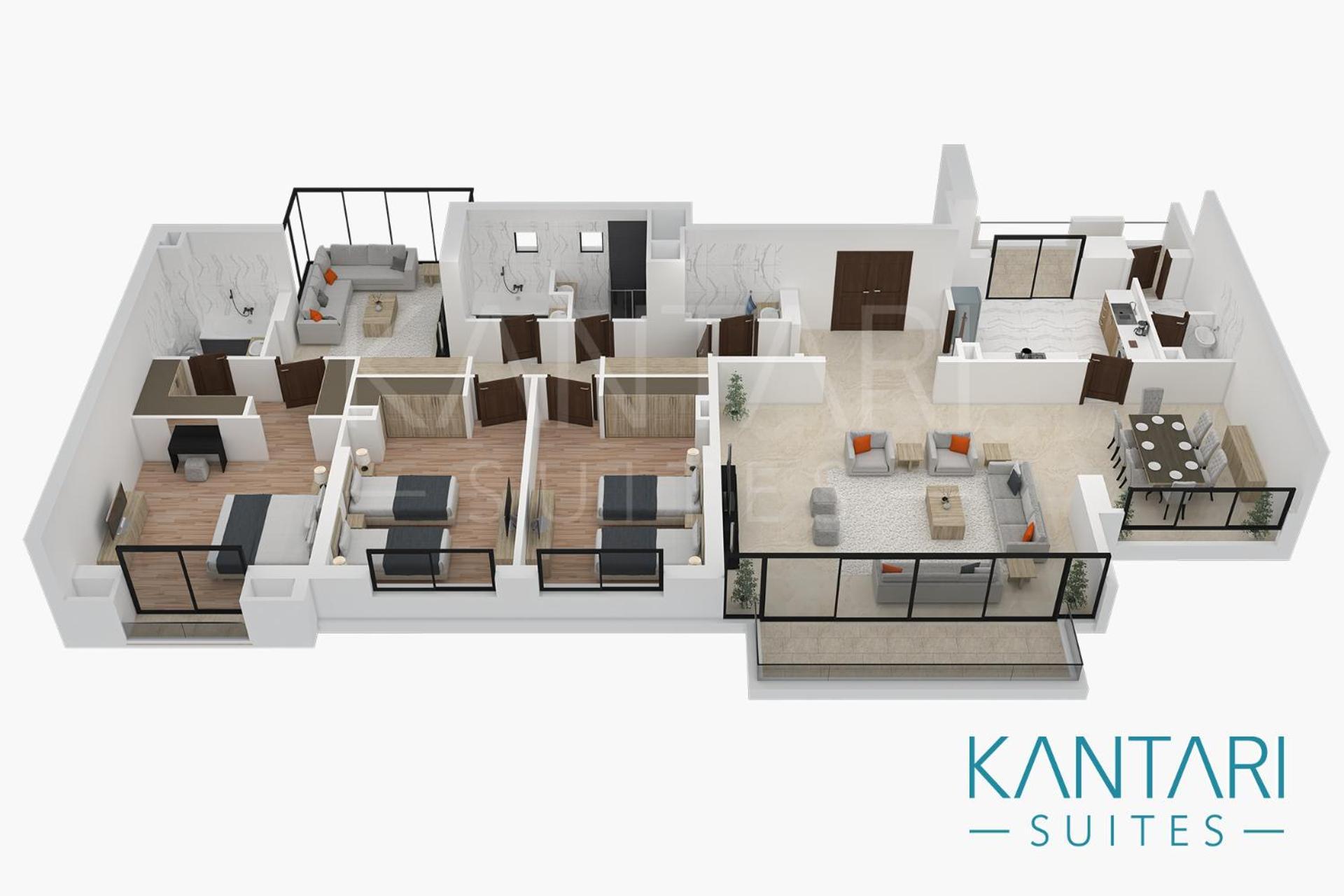 Kantari Suites Beirut Exteriör bild